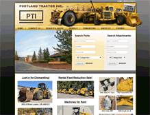 Tablet Screenshot of portlandtractor.com